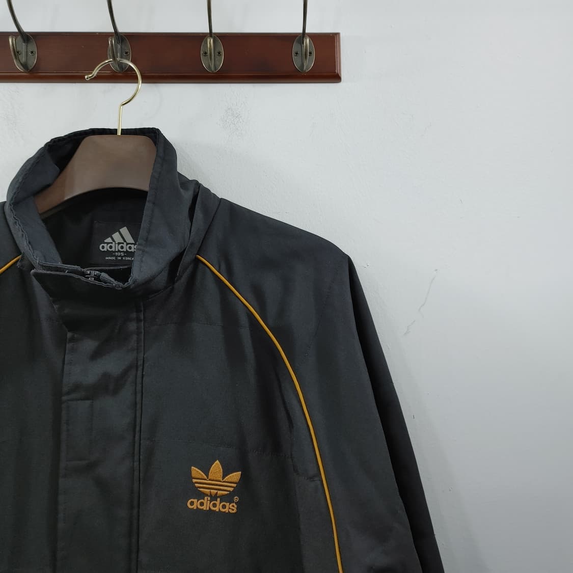 XL 아디다스 남성 빅사이즈 풀집업 블랙 춘추용 자켓 점퍼 상품이미지2