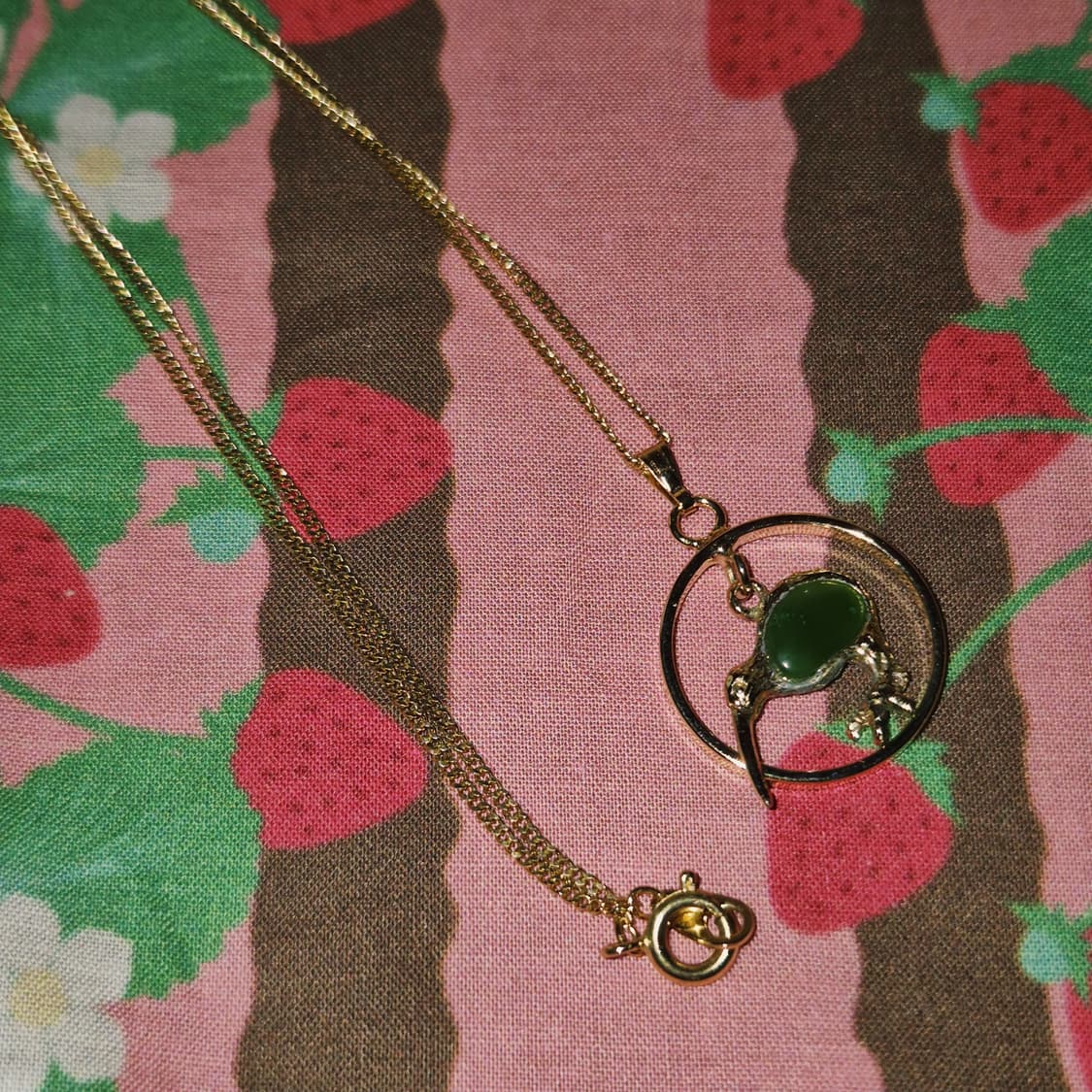 80s 뉴질랜드 아리키 22k 키위새 목걸이 상품이미지9