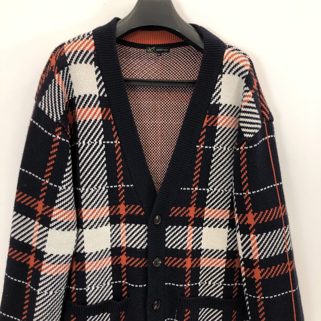 BASSO 바쏘 체크 니트가디건 110 상품이미지2