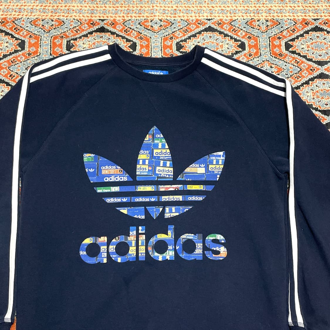 아디다스 파이어버드 프린팅 네이비 맨투맨 남성95 상품이미지2