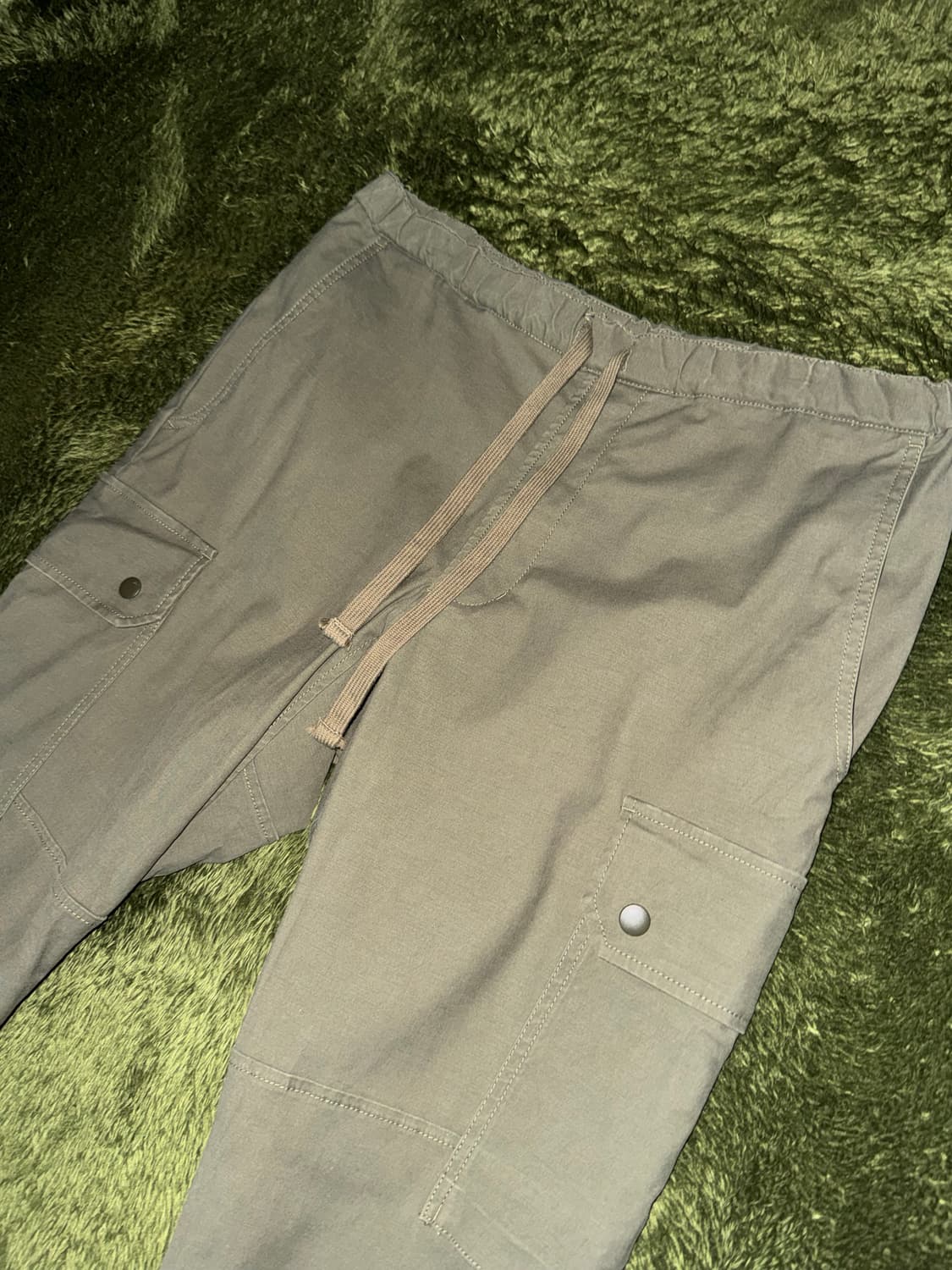 Beams Plus 빔즈 플러스 스냅 포켓 카고 조거 팬츠 올리브 상품이미지2