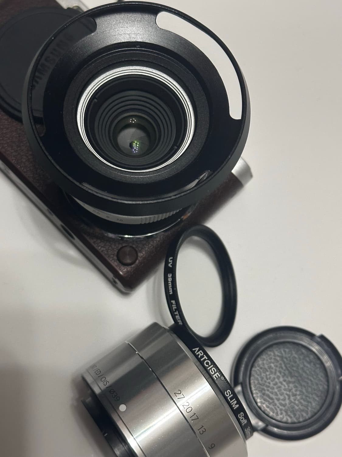 삼성 nx mini + c마운트 변환기.렌즈.필터.후드.후레쉬 상품이미지9