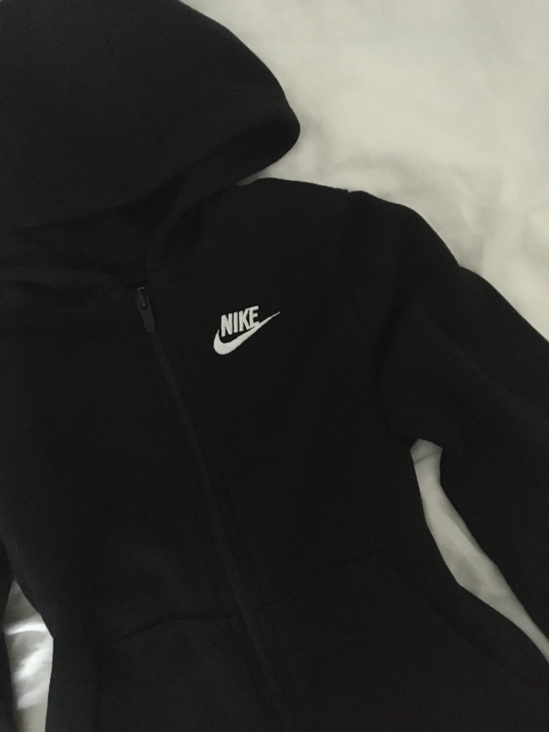 나이키 블랙 슬림핏 후드집업 상품이미지2