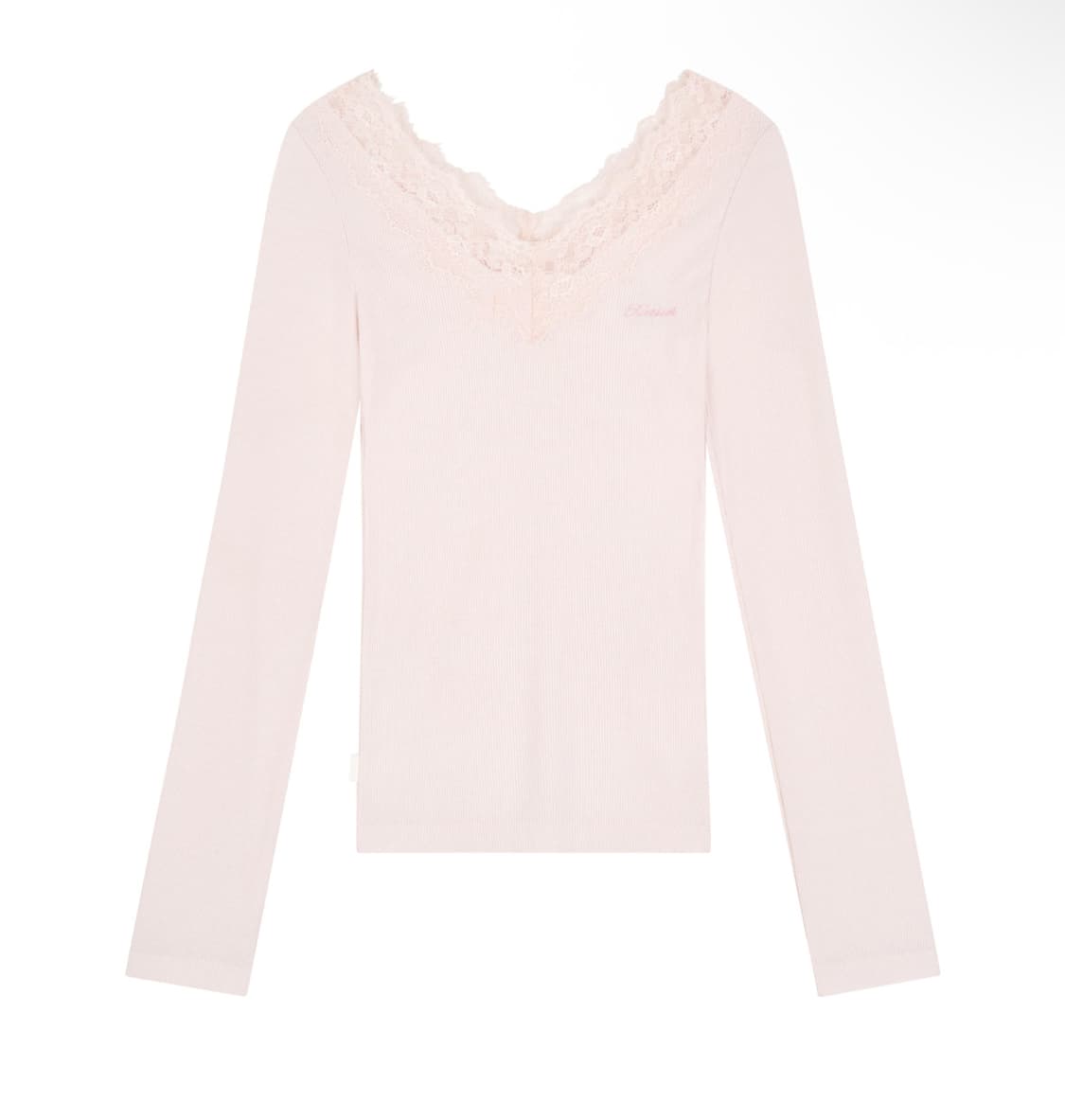 [새상품] 클리시어 크림 도넛 롱슬리브 핑크 상품이미지1