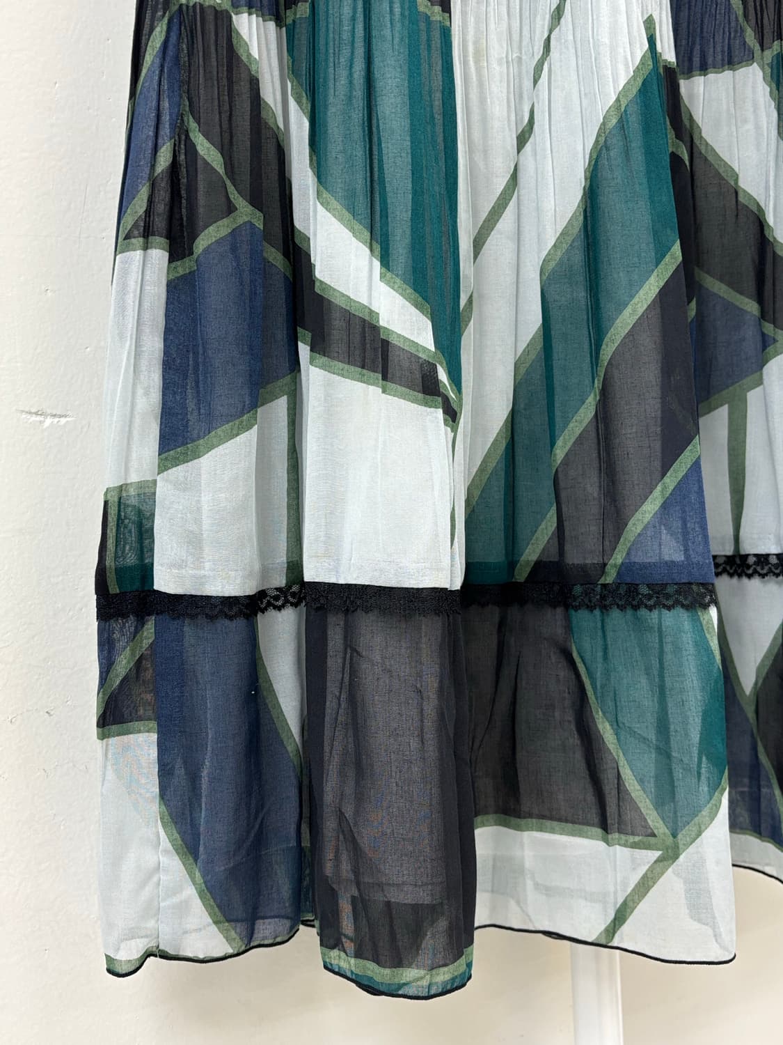 빈티지 오리엔탈 플리츠 스커트 상품이미지6