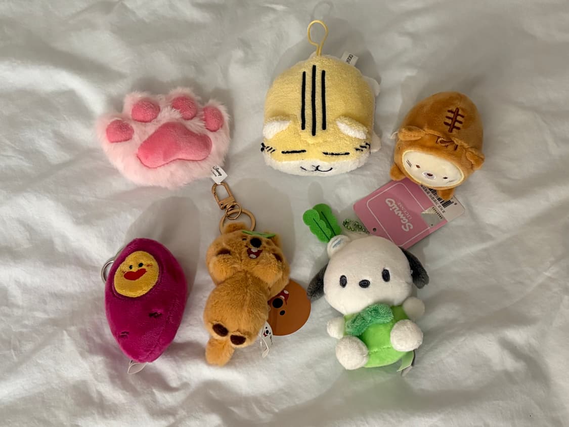 인형 키링 ( 포차코 / 쿼카 / 햄스터 / 스밋코 등등) 상품이미지1