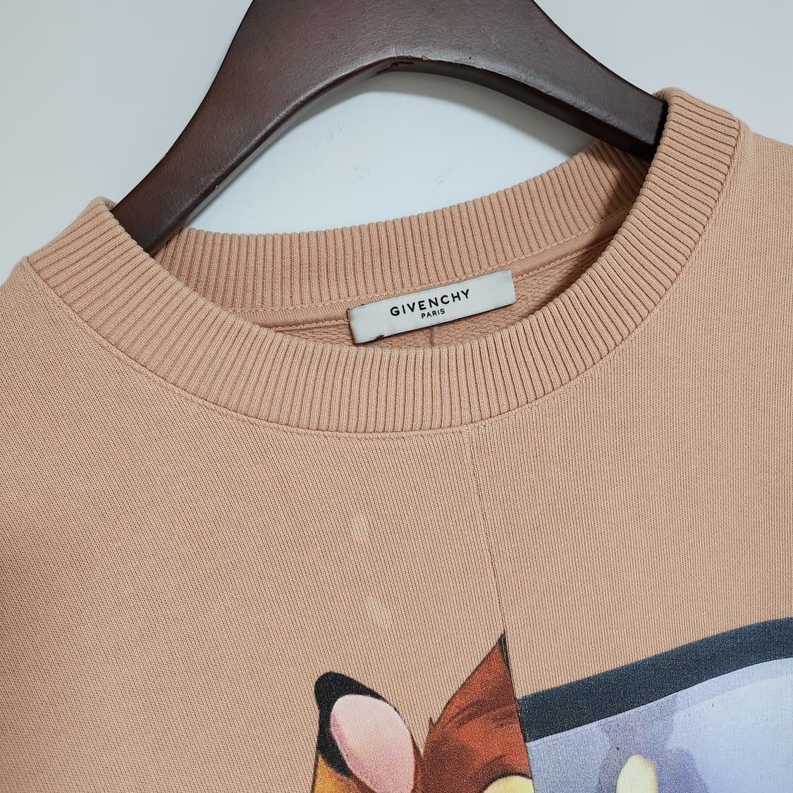 [XS] 지방시 핑크 밤비 맨투맨 7707 499 상품이미지2