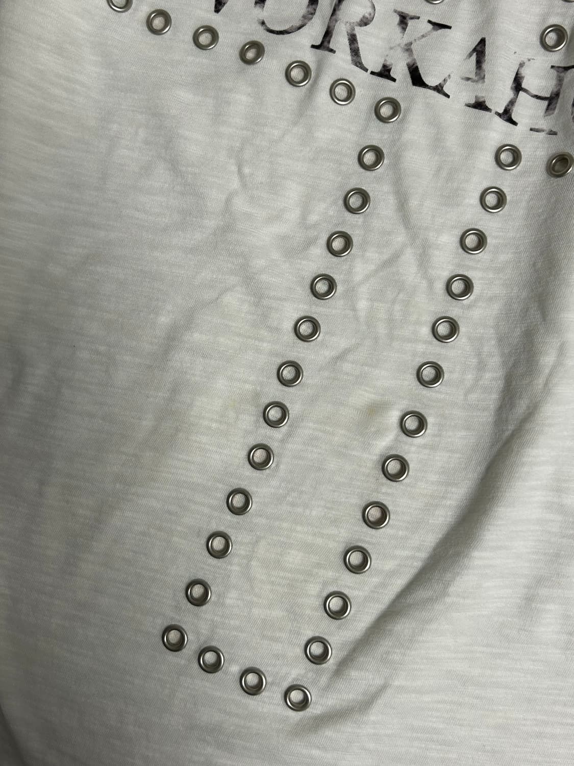 [WRKHLC] CROSS PIERCING BATWING TEE IN W 상품이미지2