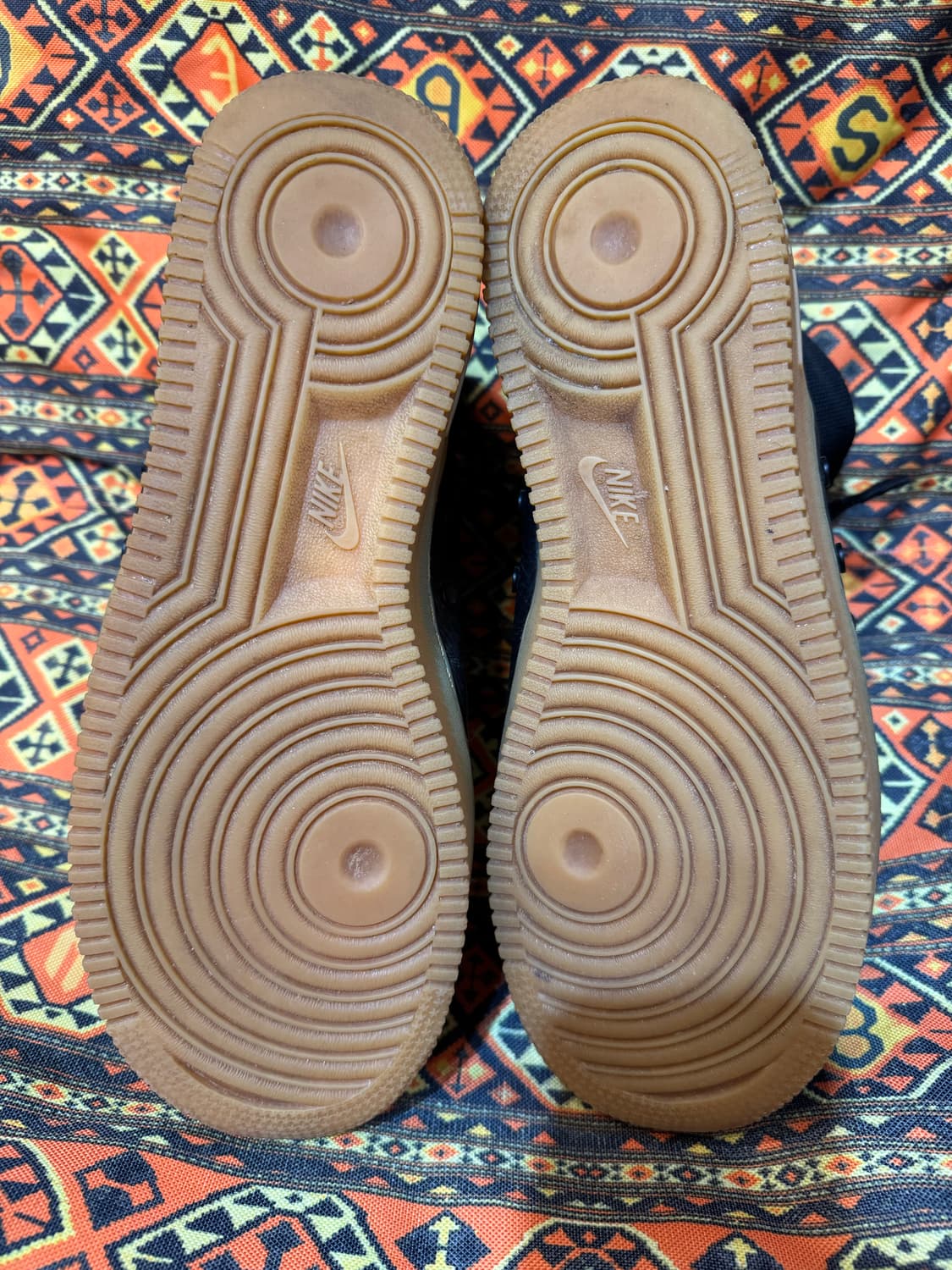 285/깔창없음/나이키 SF 에어포스 1 미드 블랙  상품이미지7