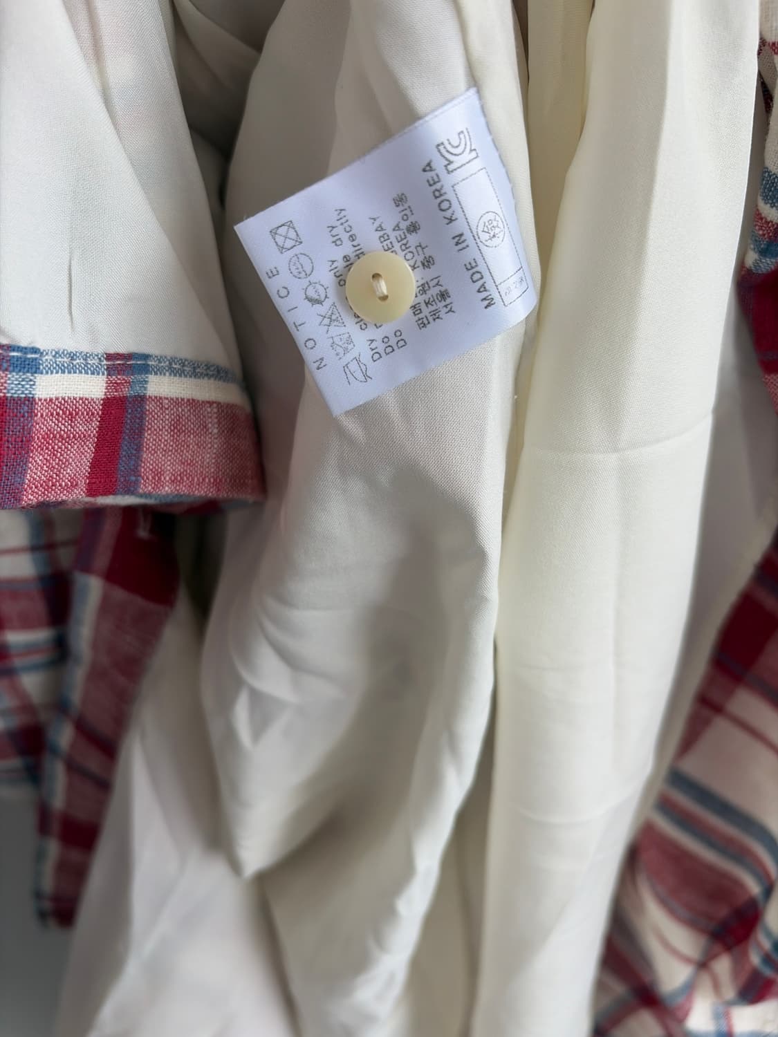 Rosebay 린넨 체크 롱 원피스 상품이미지8