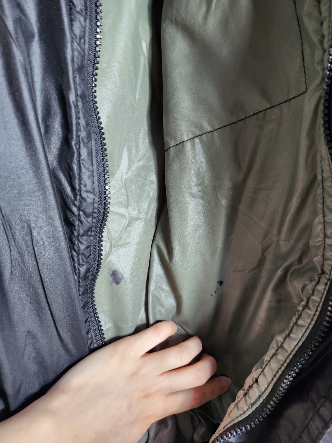 빈티지 나일론 바이커자켓 상품이미지10