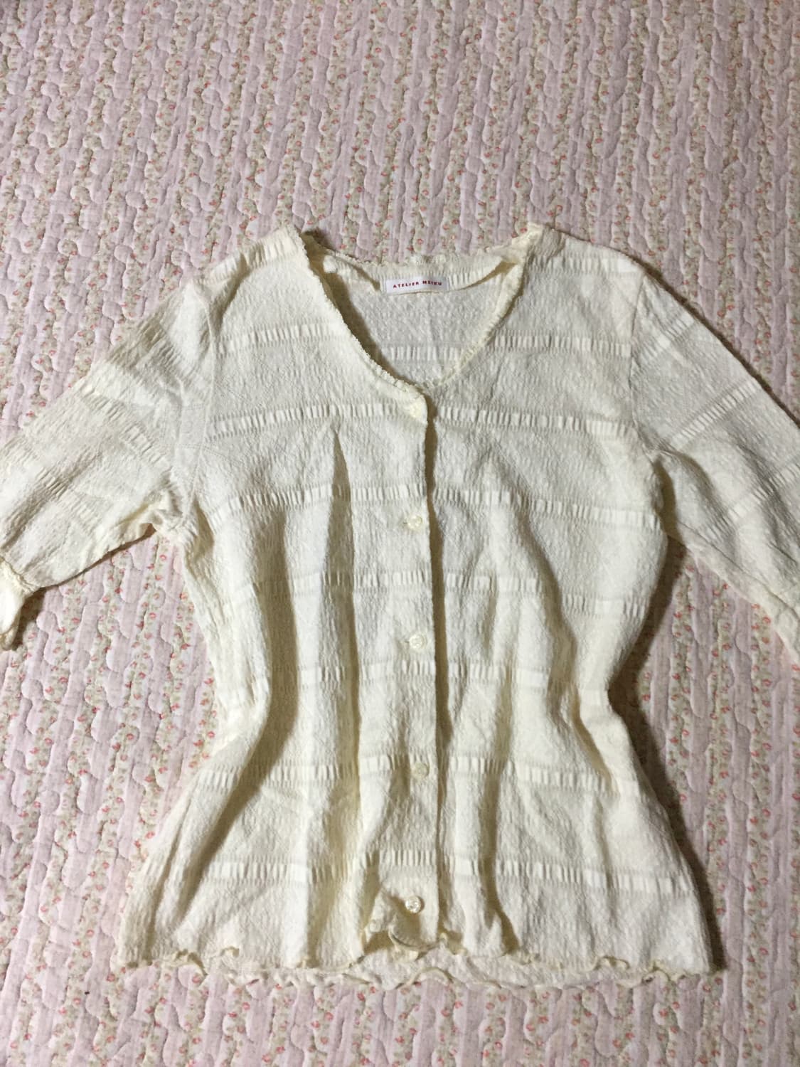 Vintage yellow summer cardigan  상품이미지1