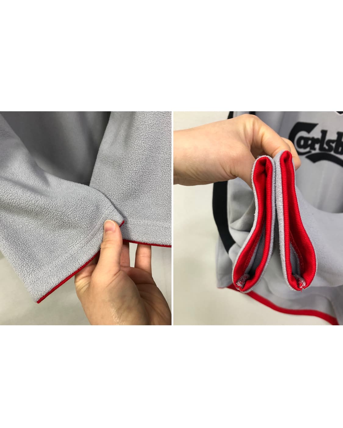 리복 x 리버풀FC 칼스버그 레어 플리스 스웻셔츠 맨투맨 _ 그레이 상품이미지6