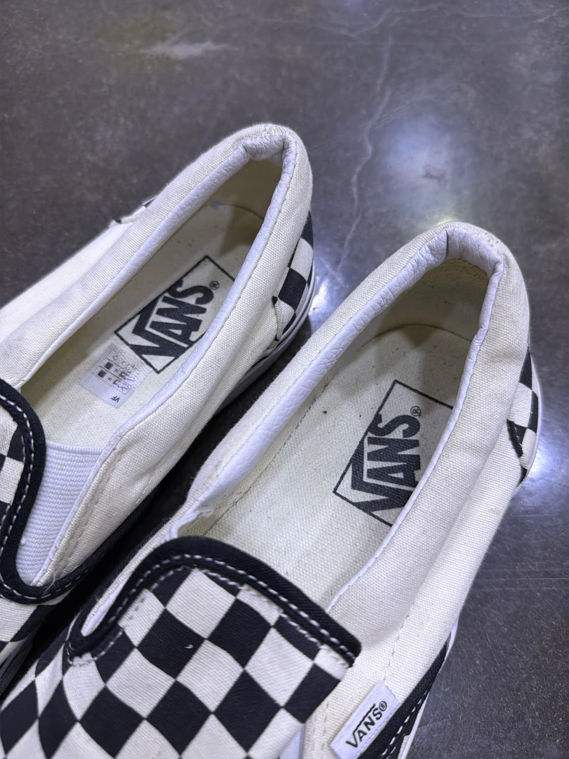 반스 체커보드 슬립온 스니커즈 275 상품이미지5