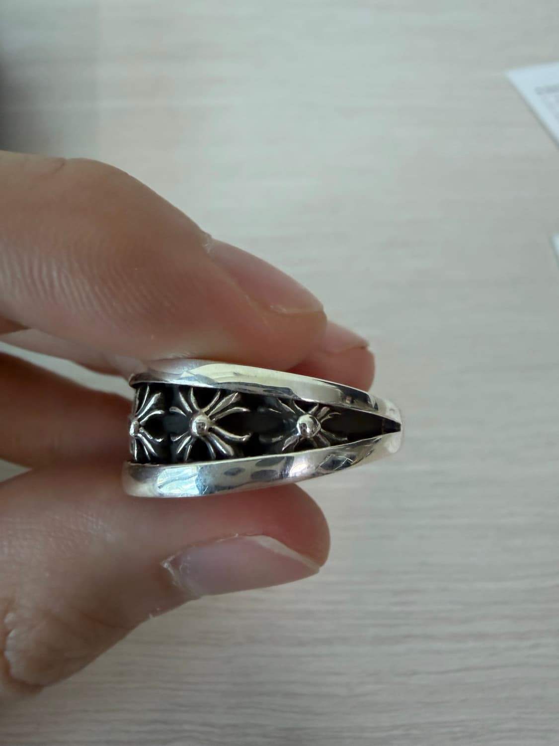 [19호] 크롬하츠 CH플러스V밴드링 상품이미지4