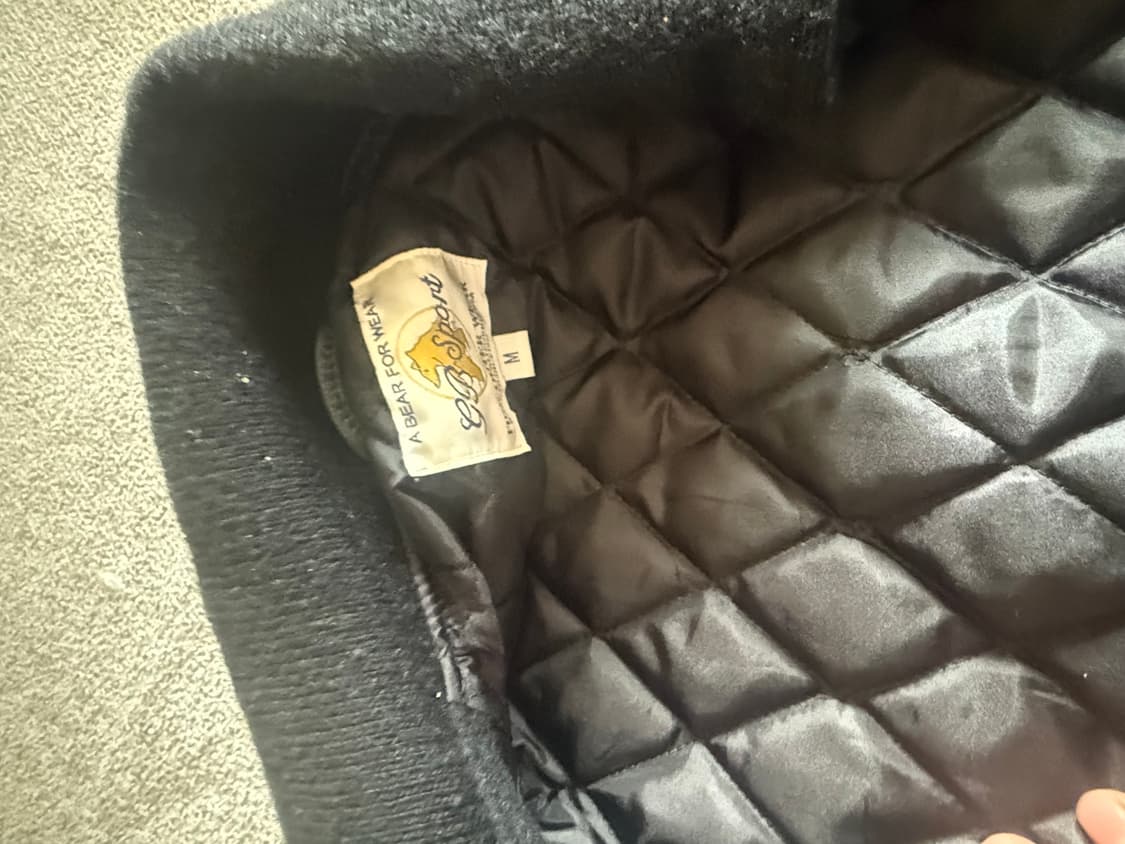 M 골든베어 레더 바시티 누비안 콜라보 상품이미지4