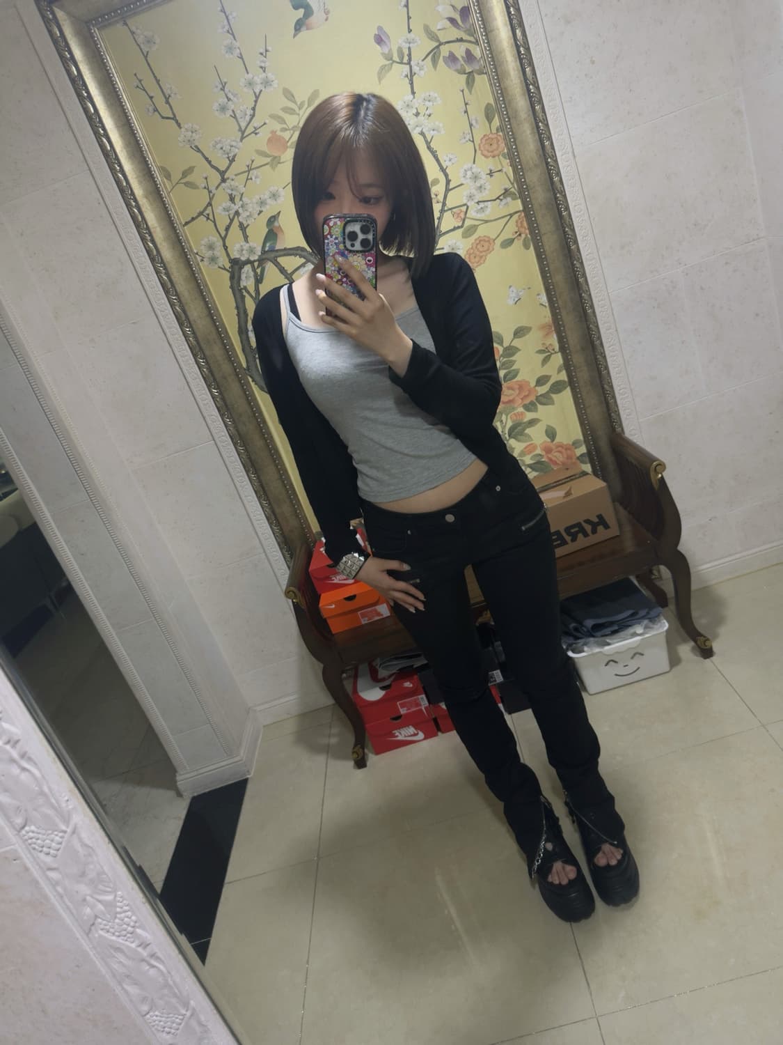 쿄이 kyoiii KY01-ZIP SKINNY 팬츠 상품이미지4