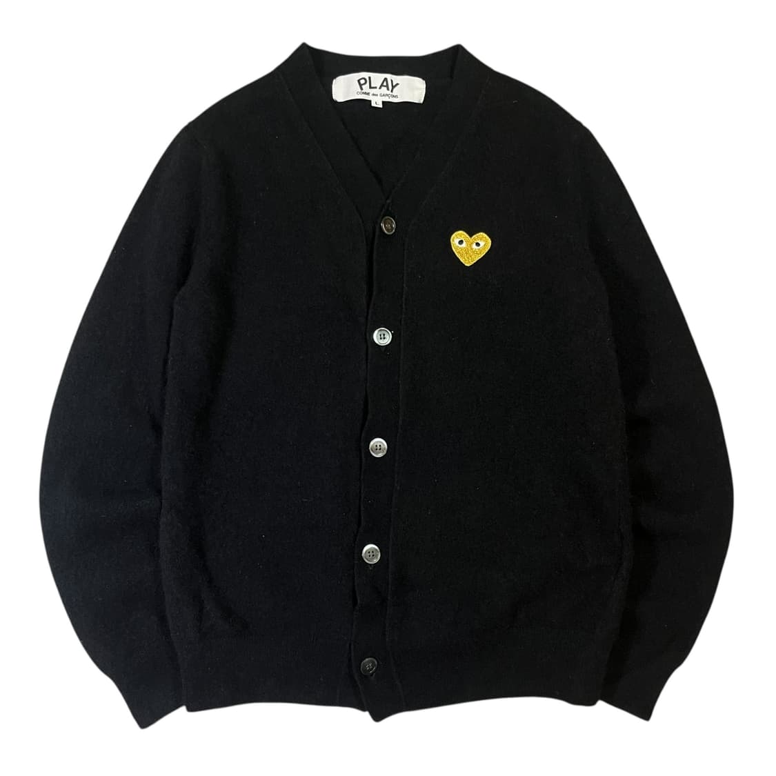 꼼데가르송 하트와펜 울 니트 가디건 상품이미지1