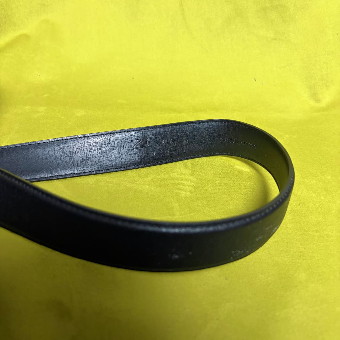 ZEDEN 포멀 블랙 벨트 상품이미지4