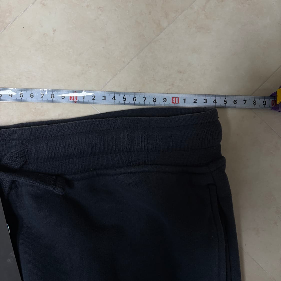 새상품(XL)스톤아일랜드 와펜 패치 카고 트레이닝 팬츠 네이비 상품이미지7