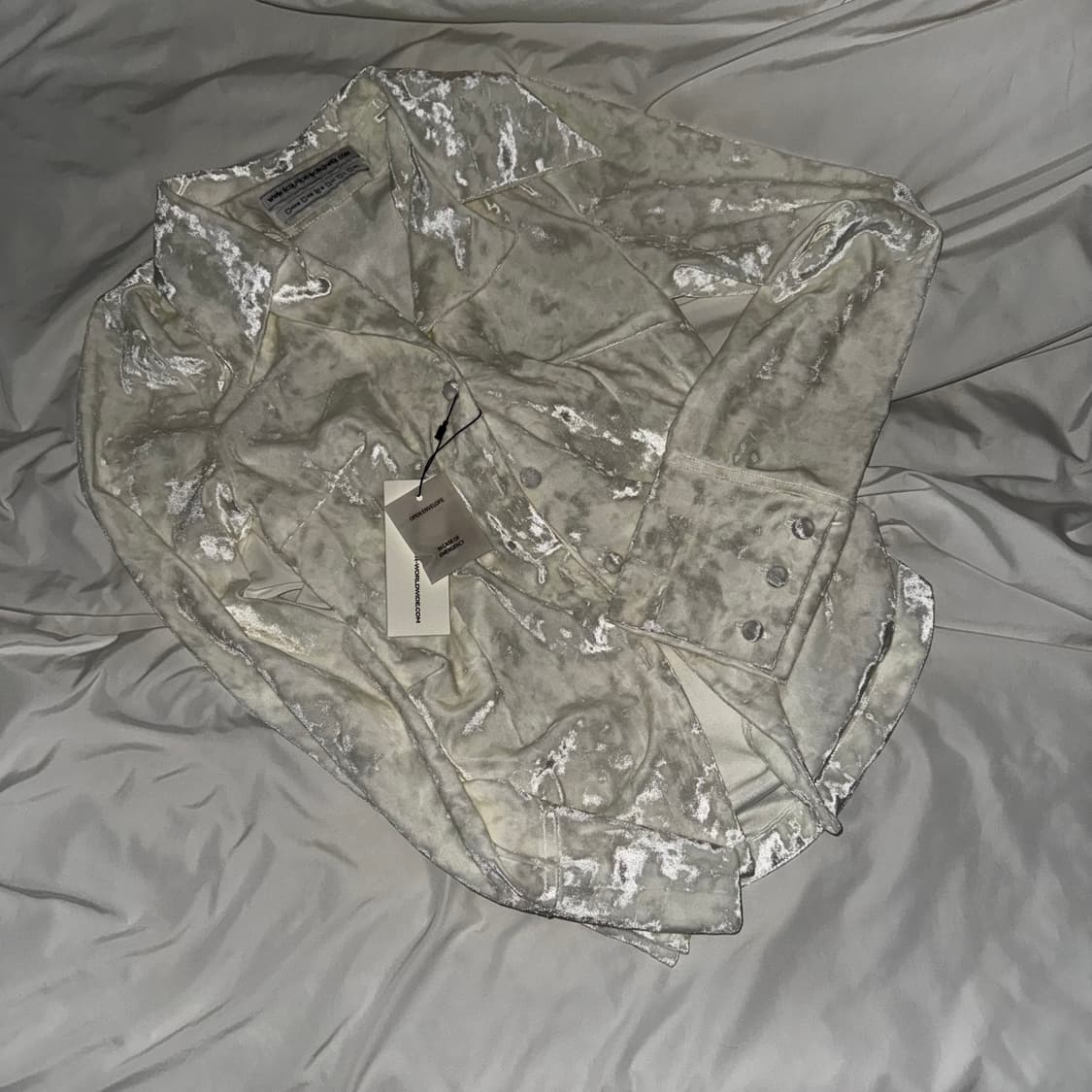 스컬프터 벨루아 칼라 셔츠 화이트 상품이미지2