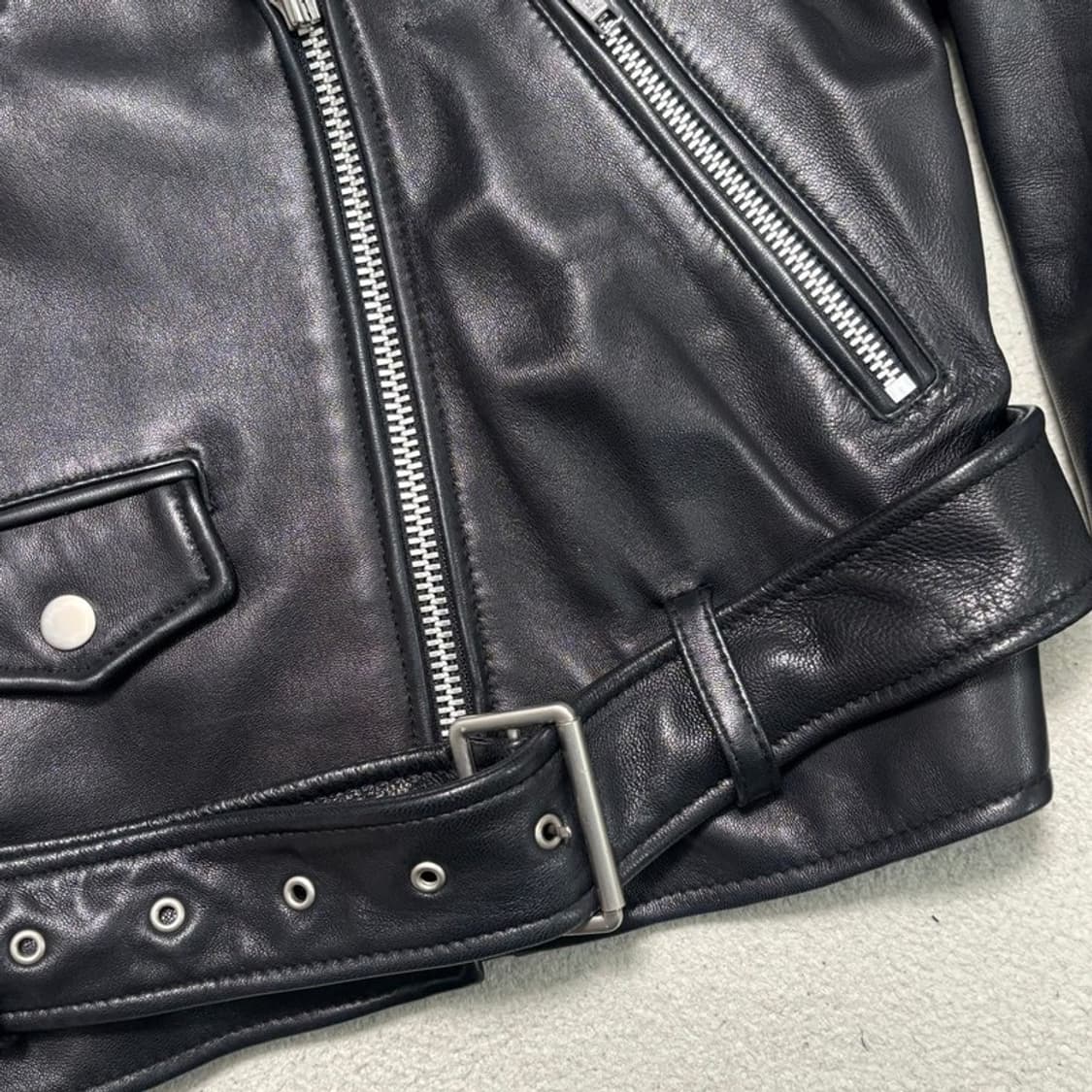 VIVASTUDIO 블랙 라이더 가죽자켓 M 상품이미지6