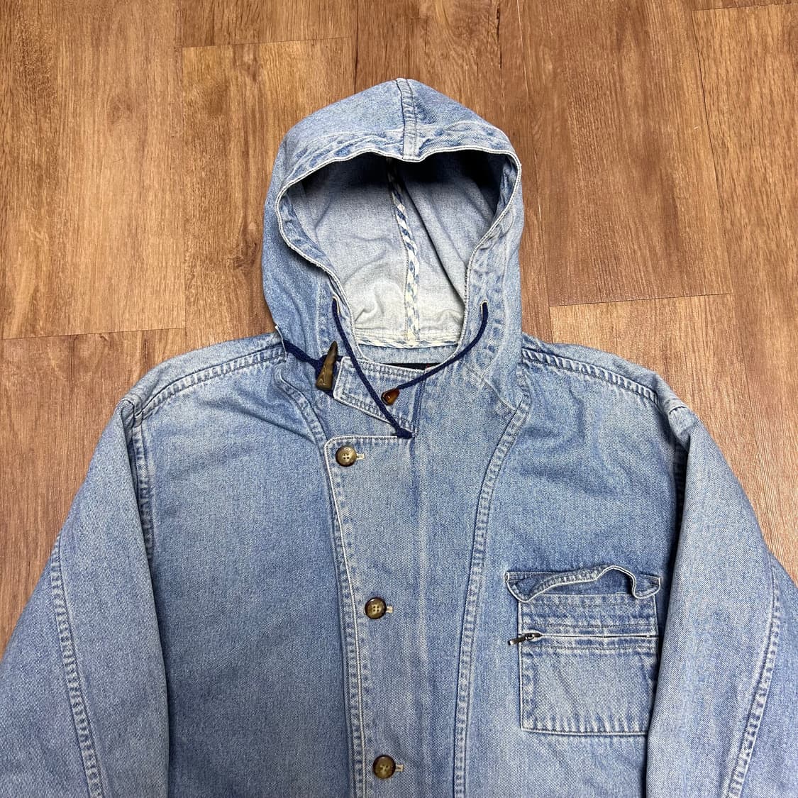 빈폴 데님 사파리 코트 청자켓 00's 상품이미지2