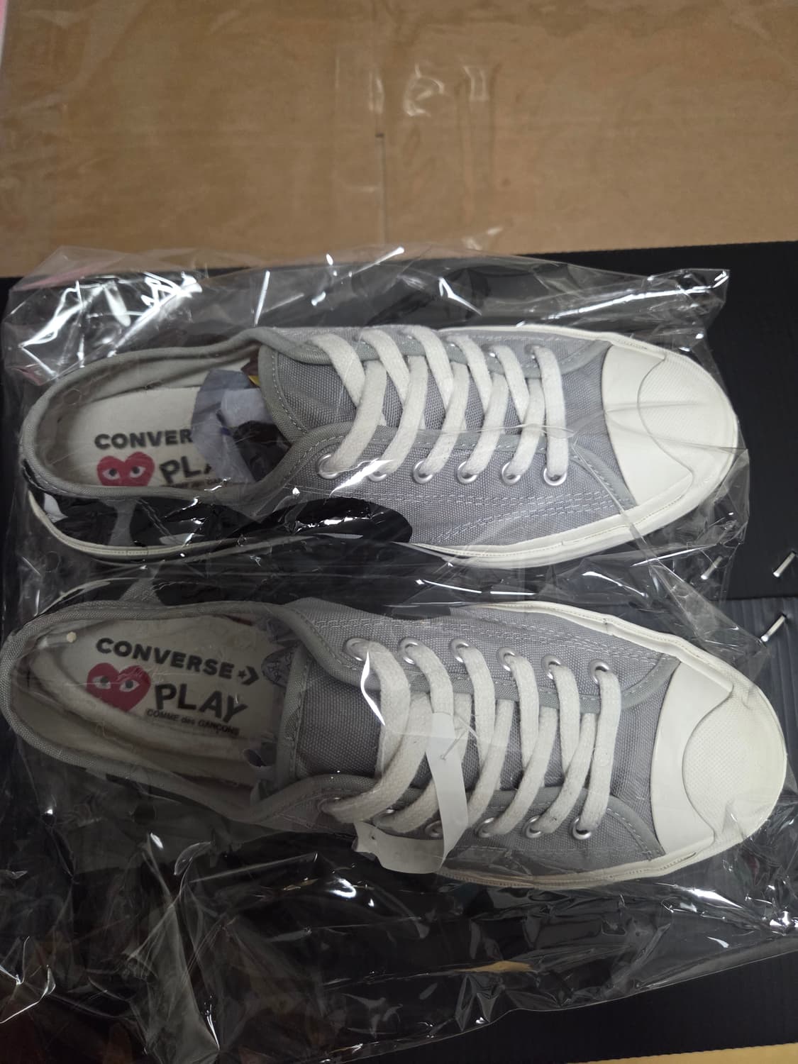 꼼데가르송 컨버스 잭퍼셀 드리즐 블랙 상품이미지6