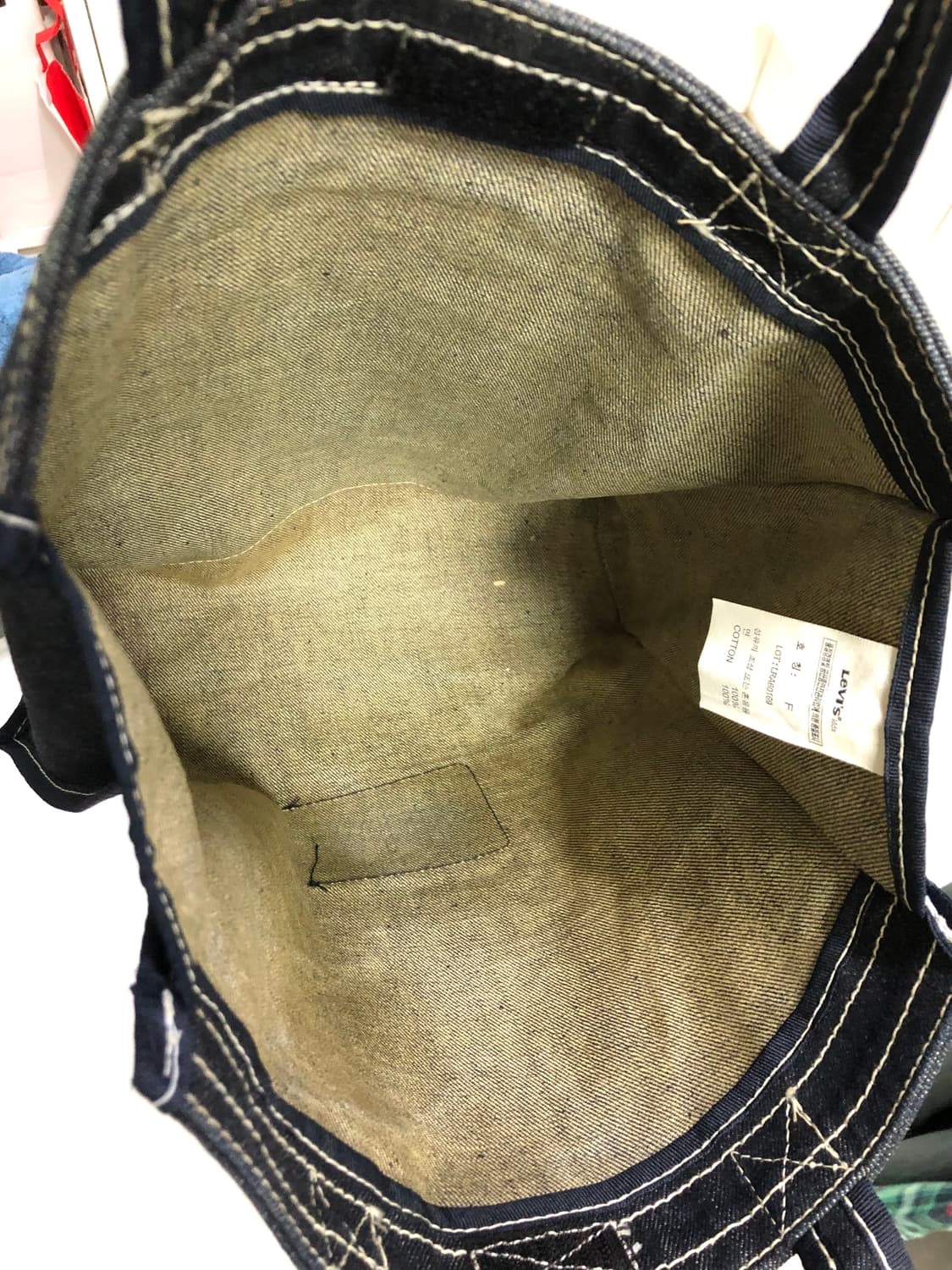 리바이스 데님 미니 에코백 토트백 보조가방 신발주머니 상품이미지8