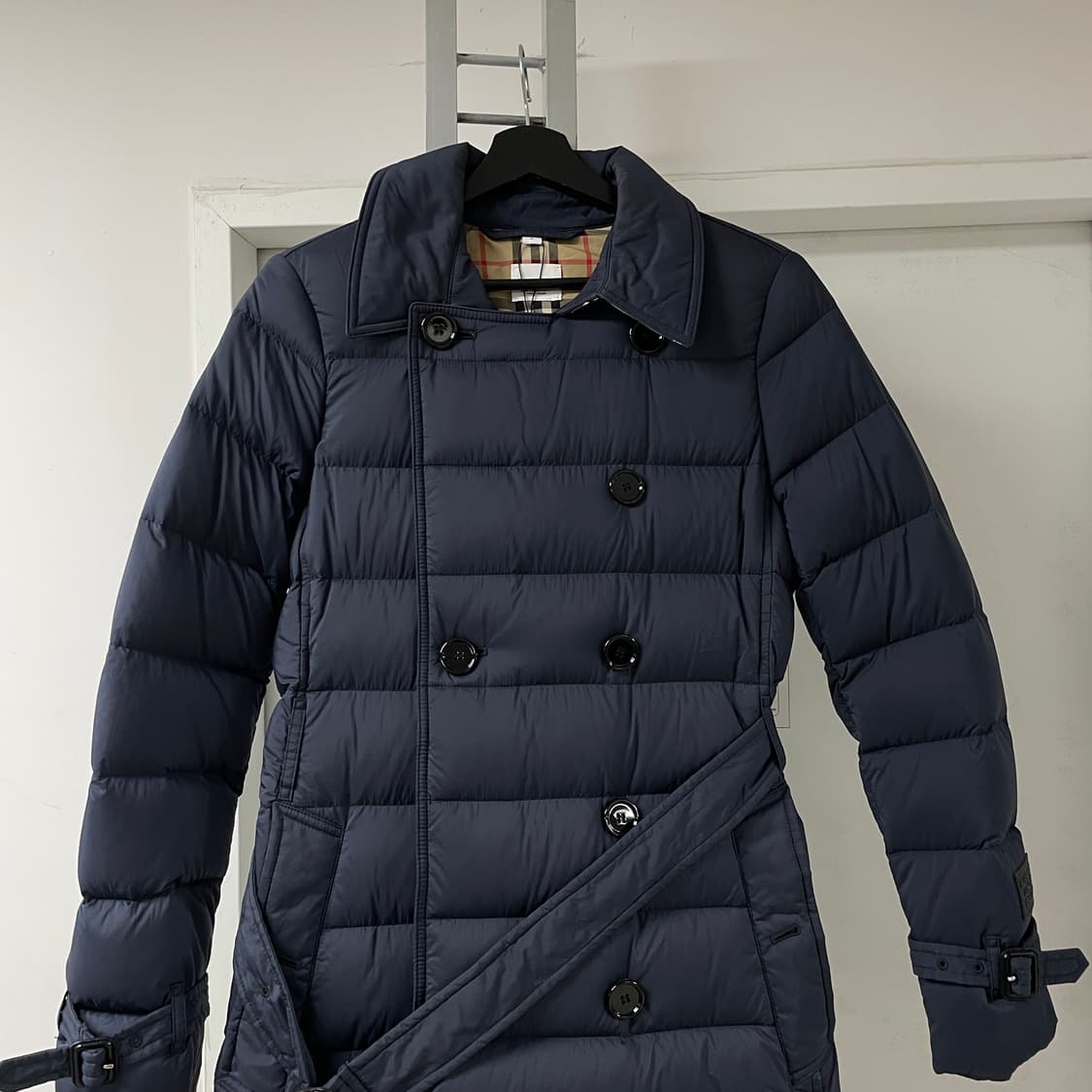 버버리 롱 패딩 네이비 S(W) 상품이미지2
