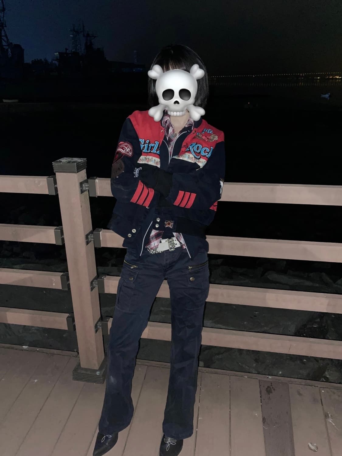 걸스힙합 펑크 베이스볼자켓 상품이미지1