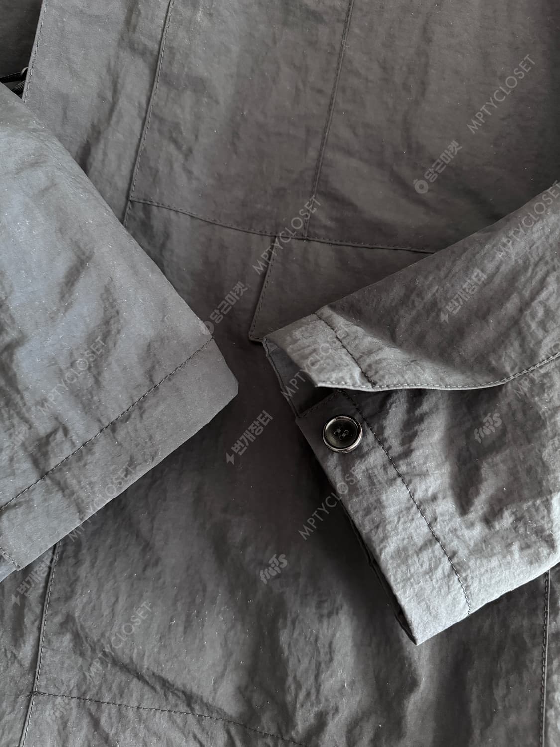 [48] 준지 디테쳐블 후드 나일론 블레이저 상품이미지9