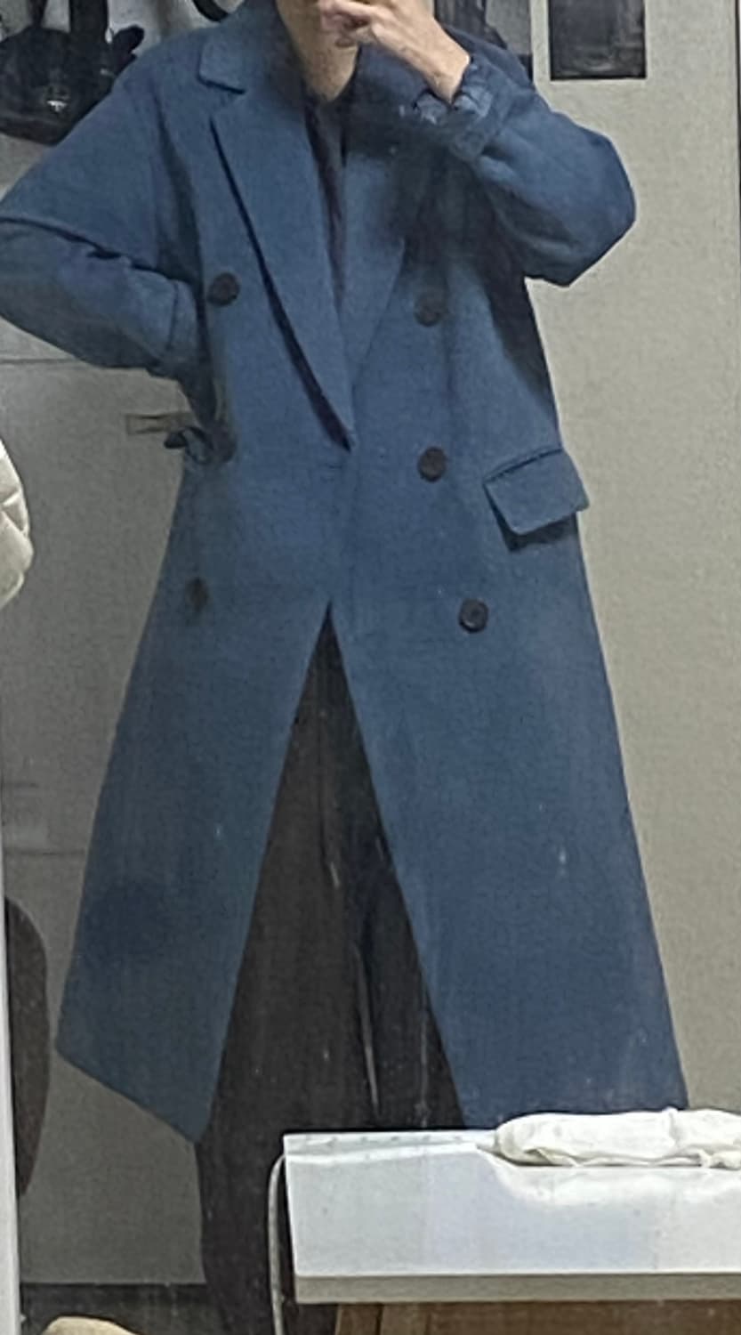 미쏘 더블코트 블루 상품이미지6