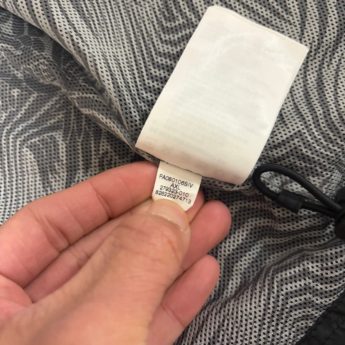 나이키 스우시 블랙/그레이 바람막이 상품이미지5