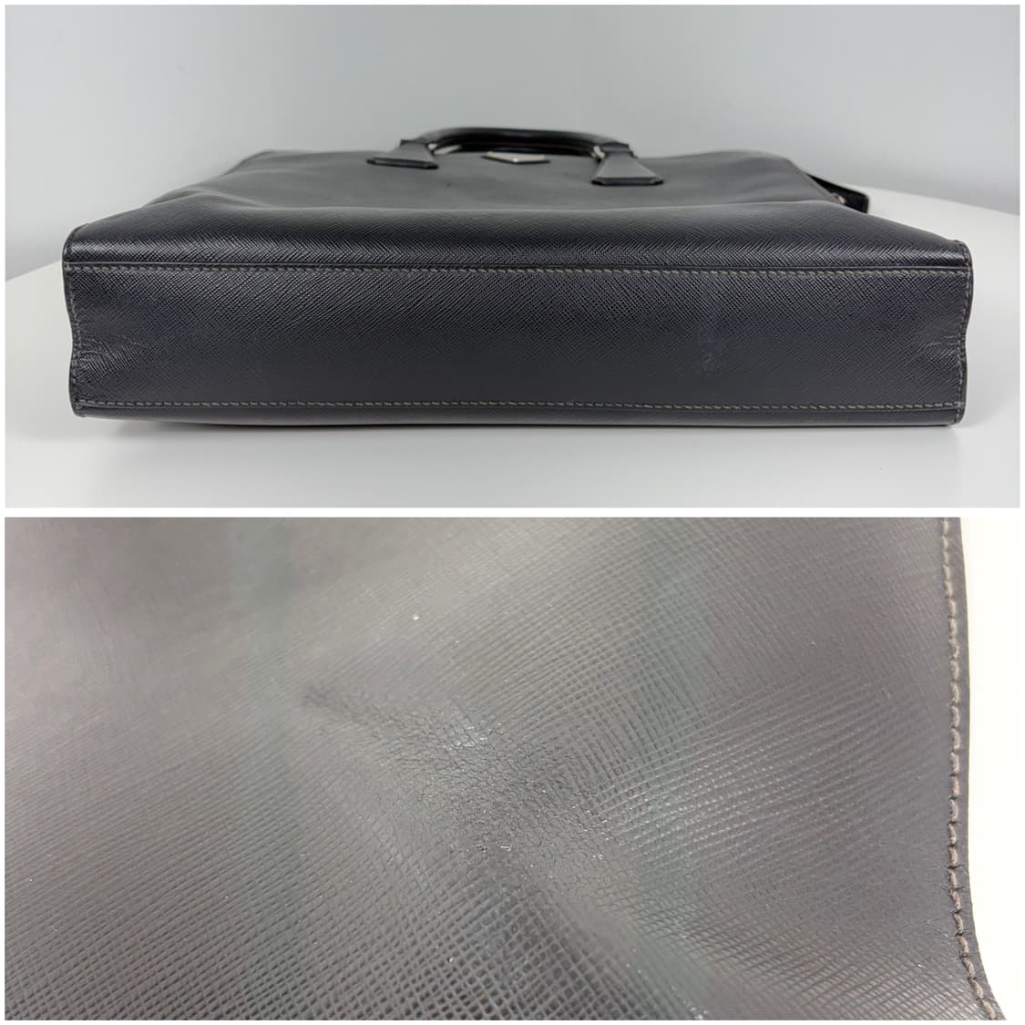 프라다 사피아노 블랙 토트백 상품이미지8