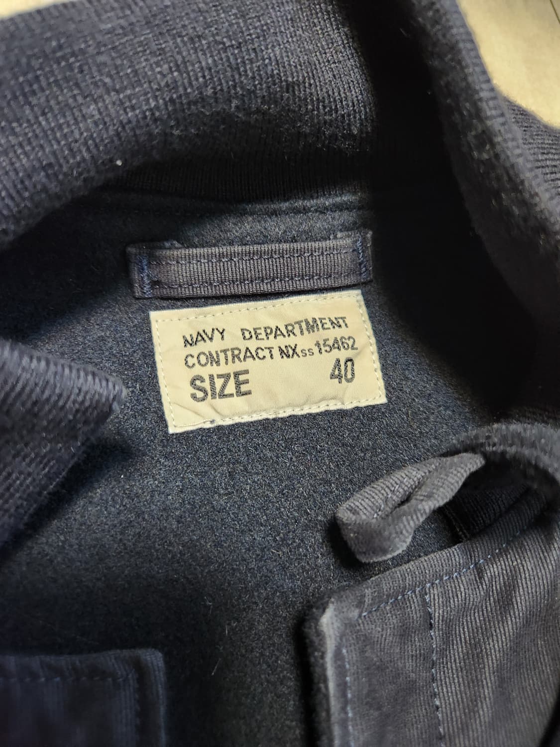 [40 라지] 브론슨 덱후크자켓 네이비 상품이미지3