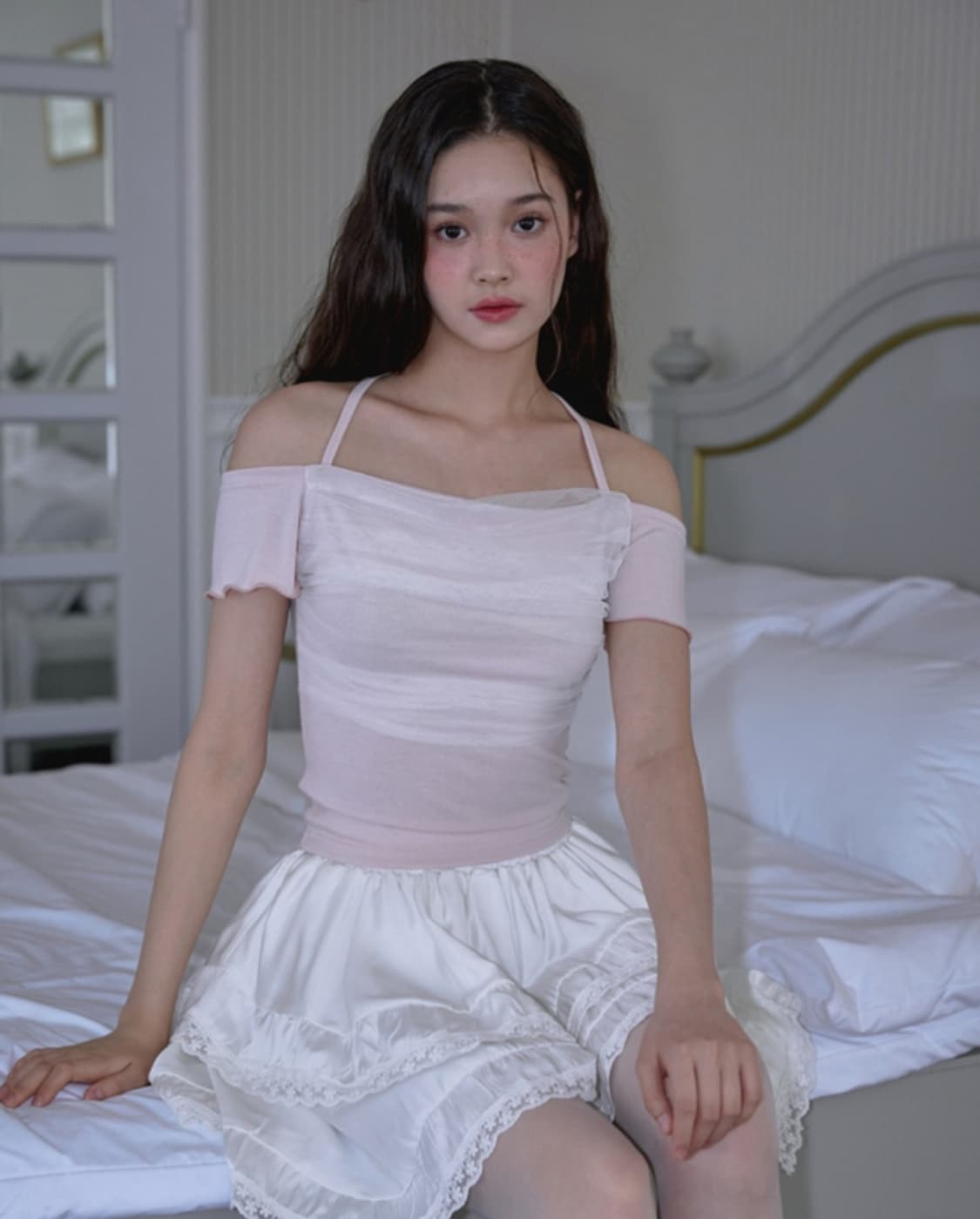 로제프란츠 샤 레이어드 홀터 티셔츠 상품이미지1