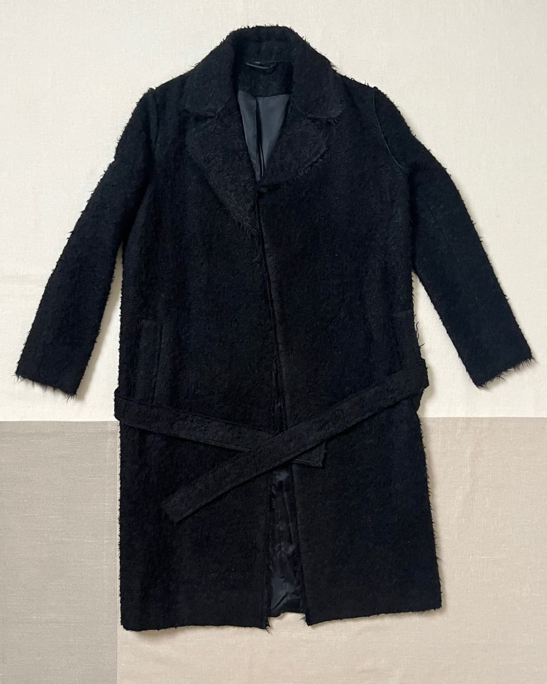 헬무트랭 알파카 쉐기 울 로브코트 helmut lang  상품이미지1