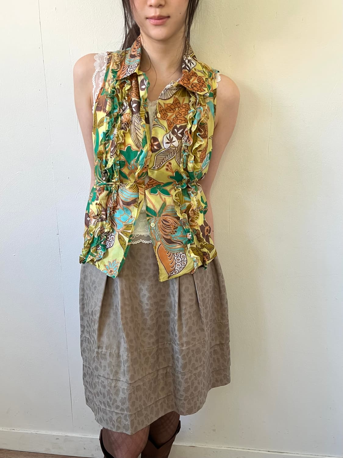 barbaranobler 플라워 블라우스 상품이미지4