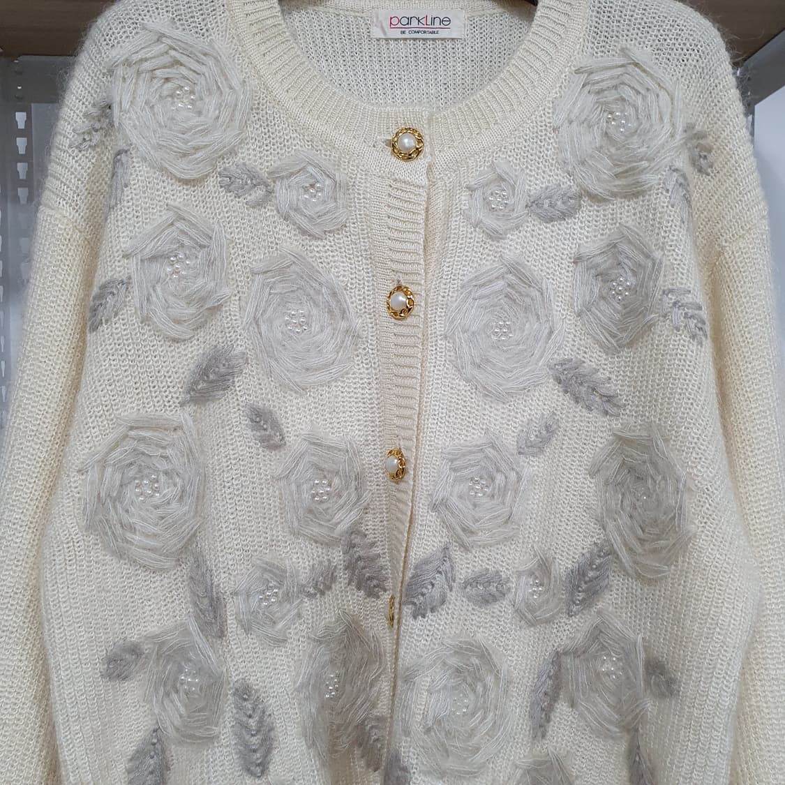 모리걸 일본 빈티지 오버사이즈 가디건 니트 스웨터 상품이미지4