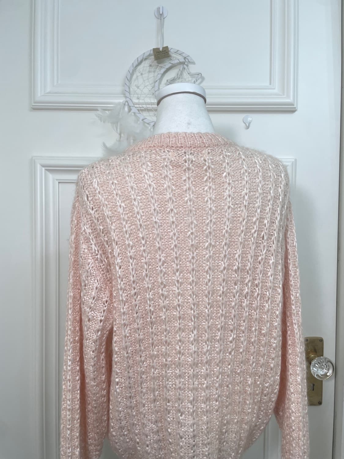 coral pink spring loose cardigan 상품이미지4