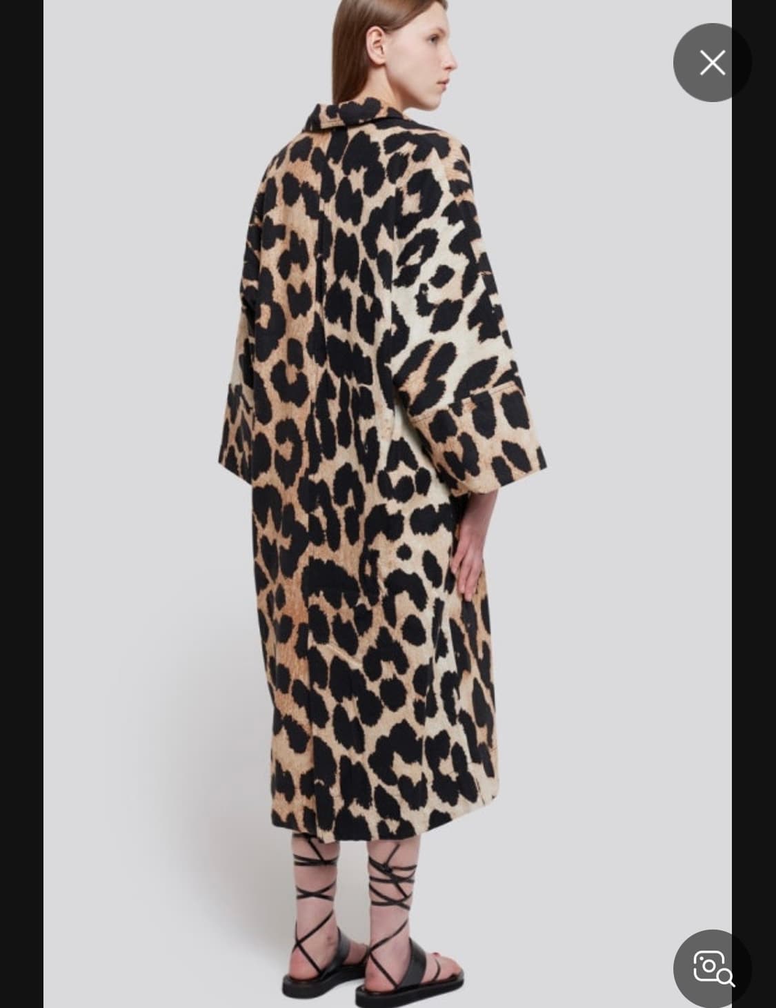 GANNI 가니 레오파드패턴 롱 자켓 상품이미지2