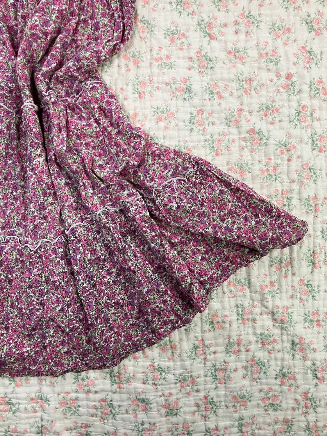 아이보리 가디건+꽃무늬 레이스 원피스 set 상품이미지9