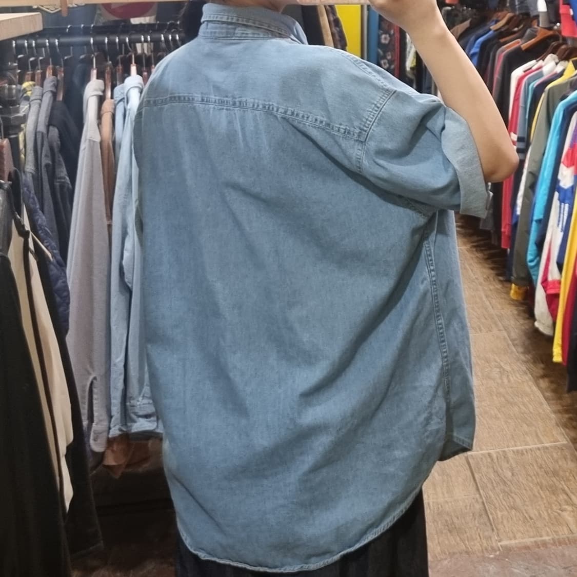 [Hi] 칼하트 반팔 셔츠 중청 상품이미지5