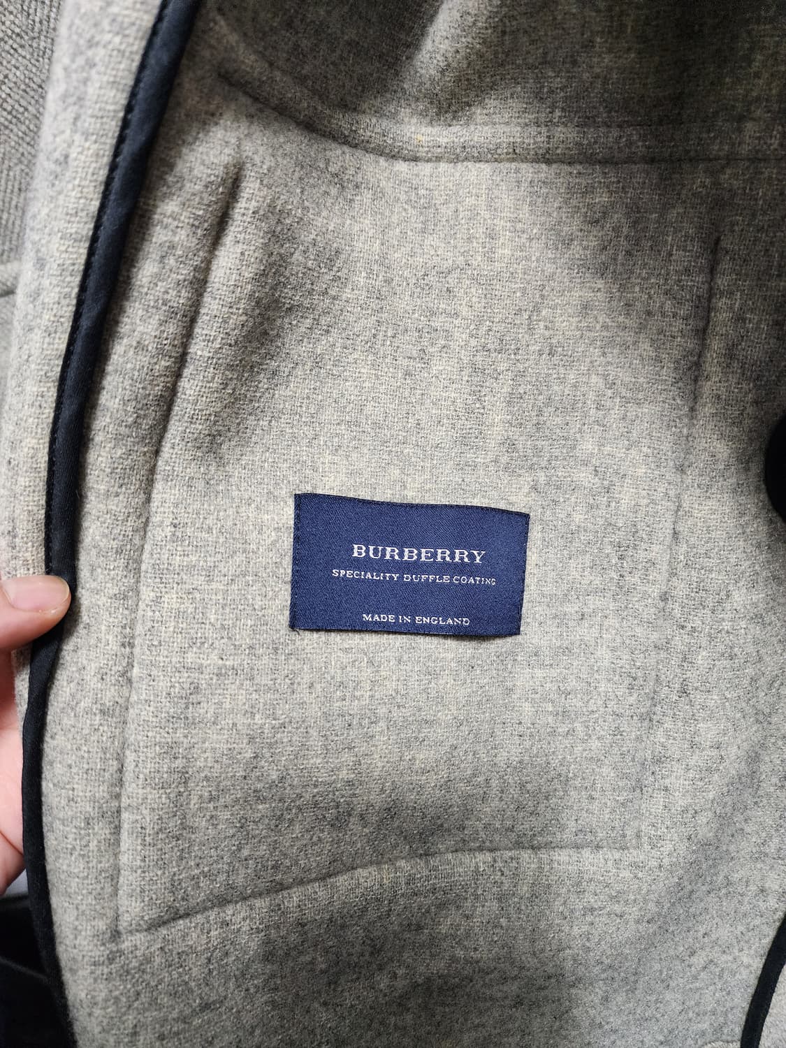 버버리 ENGLAND 더플코트 떡볶이코트 상품이미지7