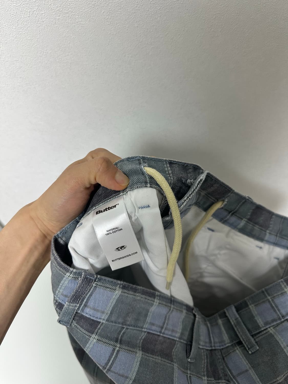 버터굿즈 체크 버뮤다 팬츠 급처 상품이미지6