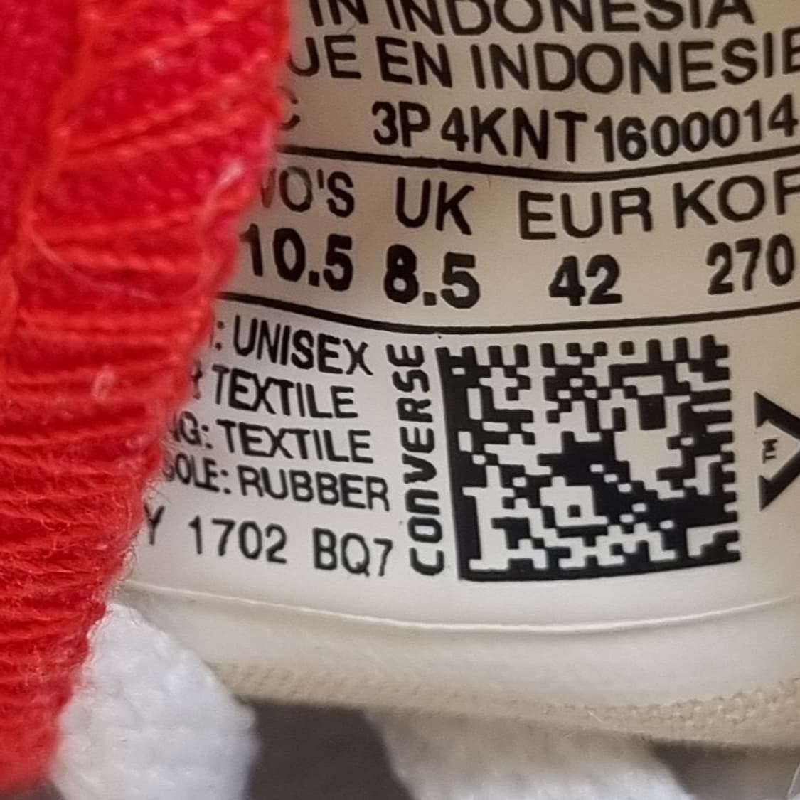 컨버스 척테일러 레드 하이탑270 상품이미지6