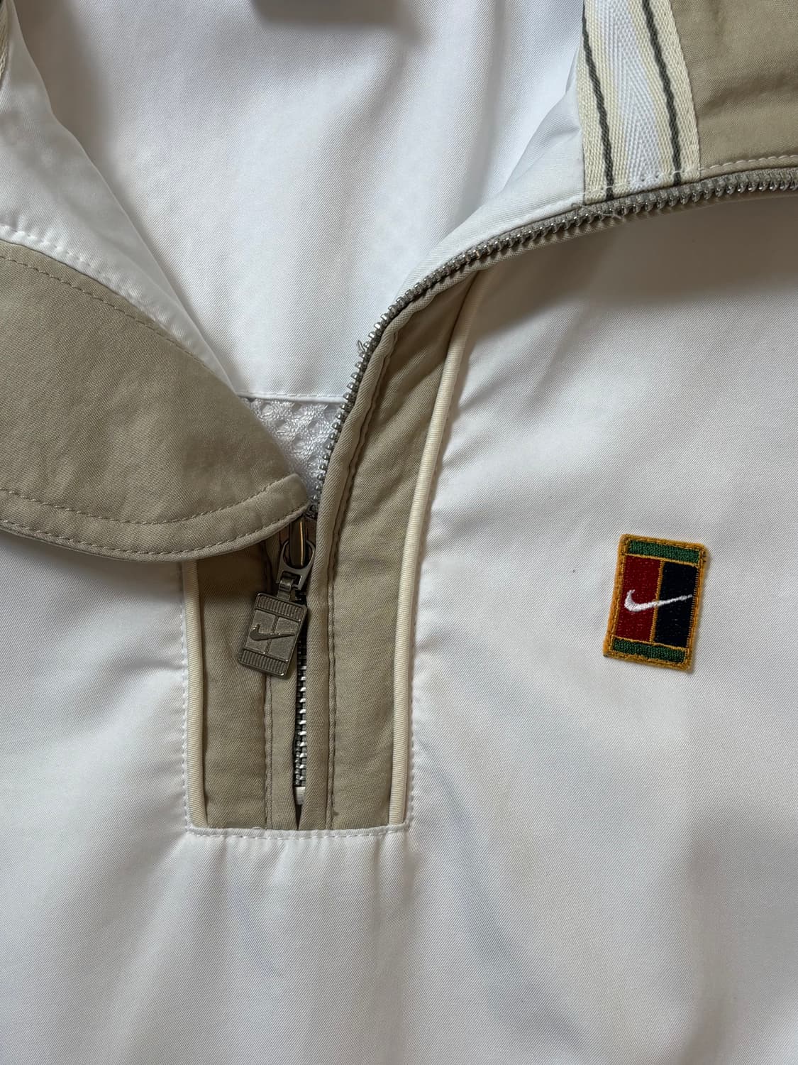 Nike 나이키 테니스로고 아이보리/베이지 아노락 상품이미지6