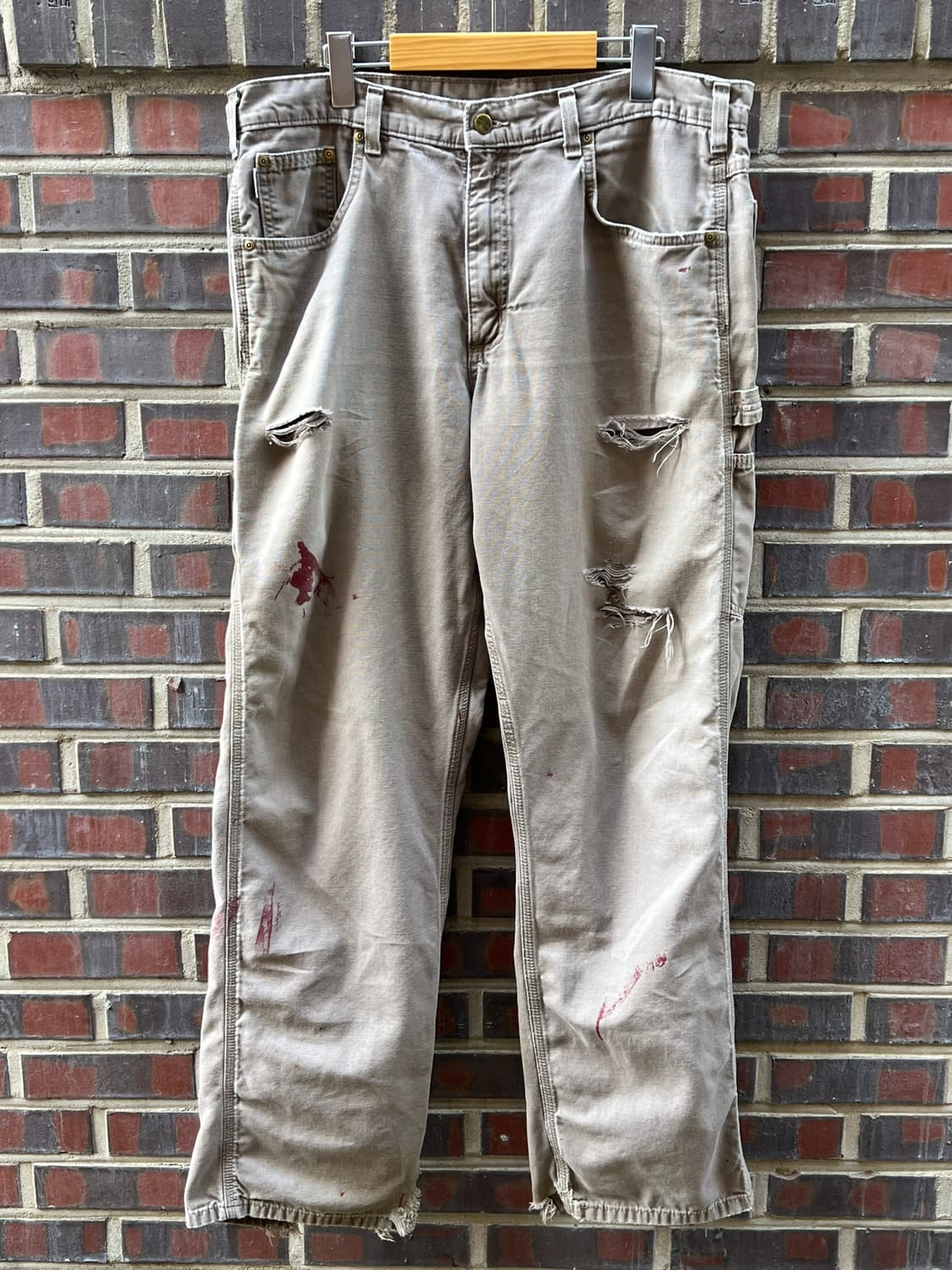 [36] 칼하트 105138 싱글니 카펜터 팬츠 페인트 워크웨어 상품이미지1