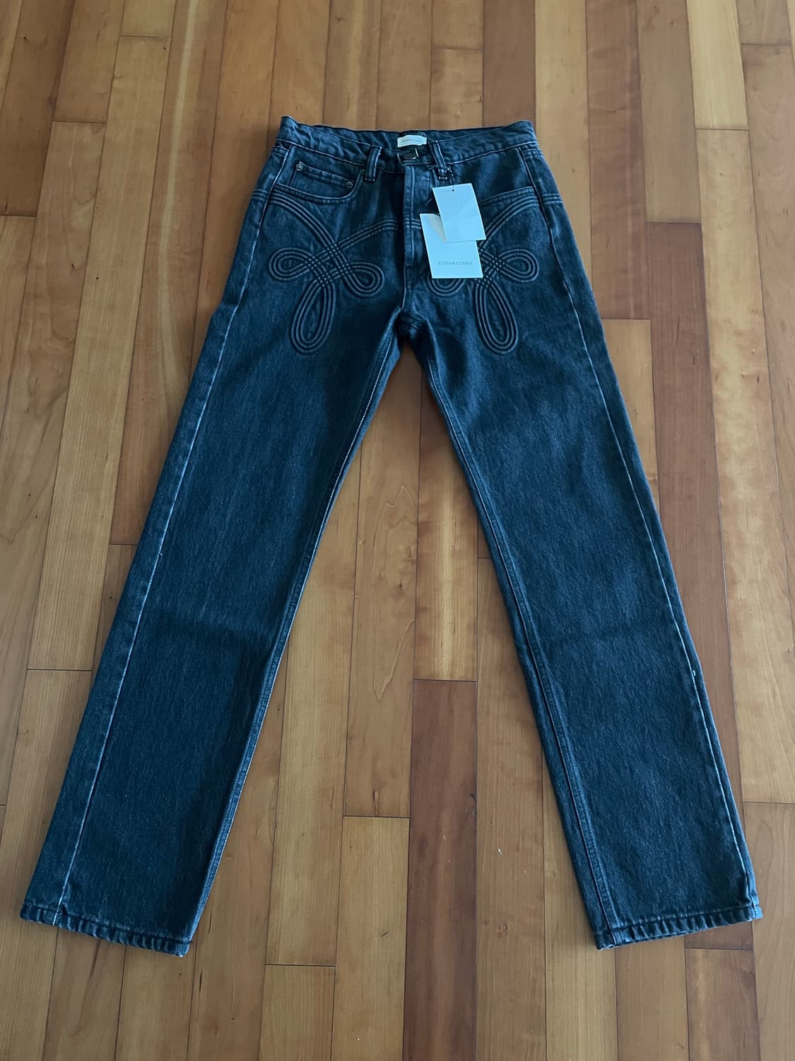 스테판쿡 코디드 브레이딩 데님 그레이 S 상품이미지1